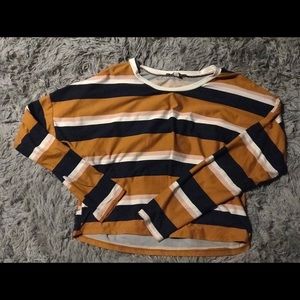 Slightly Cropped Stripped T-Shirt